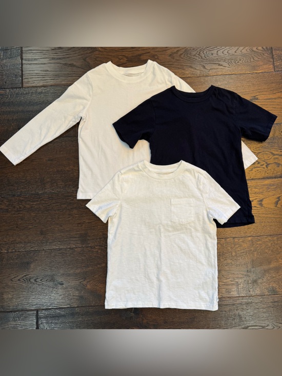 Various Other - GAP Cotton Tee Trio in White & Navy